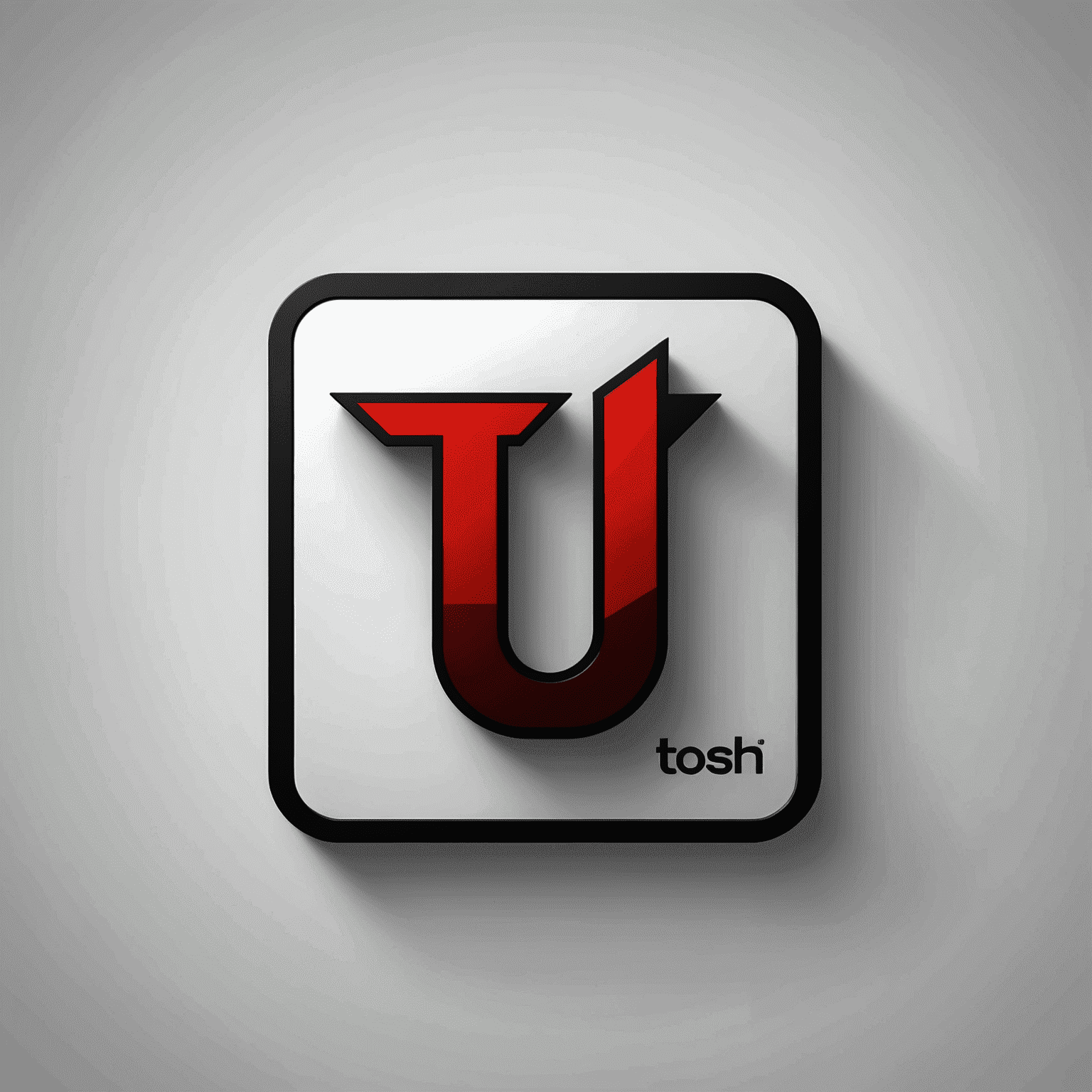 Dolomite Web Development Studio Logo - A modern, sleek design incorporating red and black elements with a stylized 'T' for Dolomite